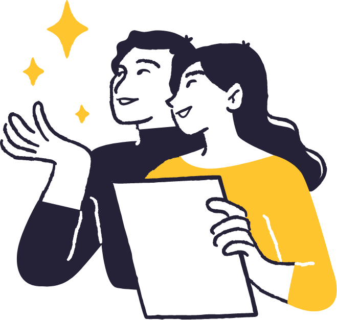 簡単なので社長でも使えるというイラスト